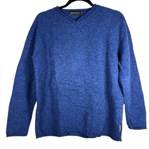 Fisherman Out Of Ireland Roll Neck LambsWool Sweater Womans M